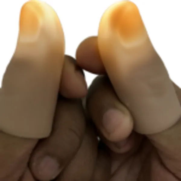 White_Thumb_TIP_Light_Magic_(Set_of_2)_/_DELIGHTING_Thumb_Finger_Magic_Trick