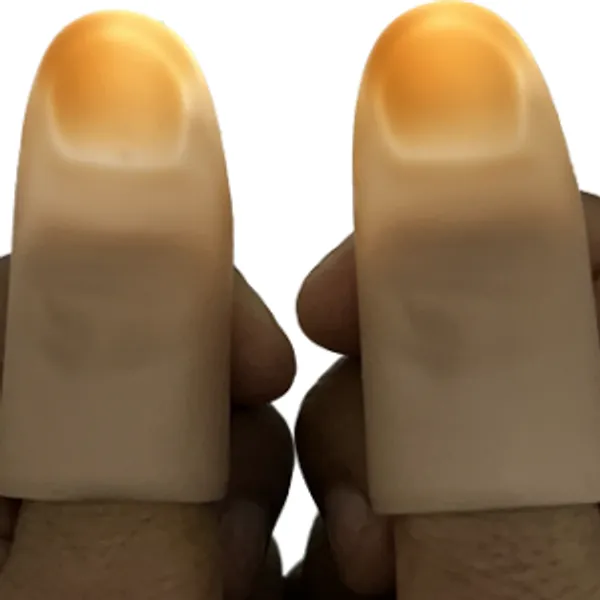 White_Thumb_TIP_Light_Magic_(Set_of_2)_/_DELIGHTING_Thumb_Finger_Magic_Trick