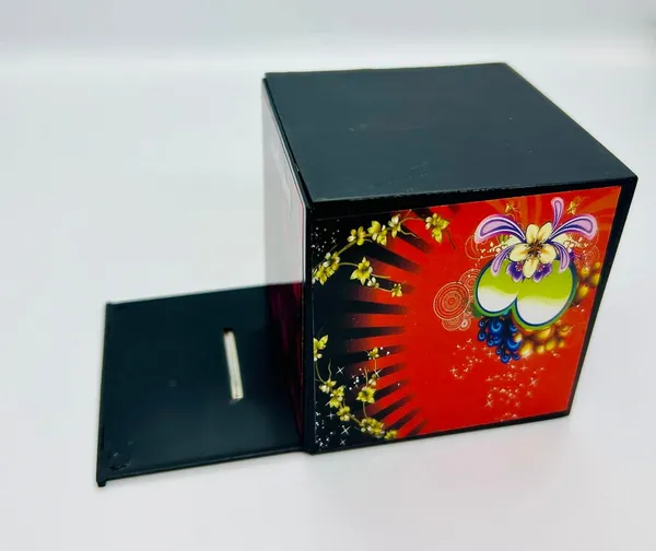 Wonder_Bank_Magic_Trick_/_Mini_Mirror_Box_Production_Magic_/_Coin_Vanishing_Box_Magic