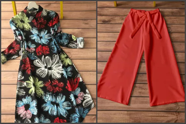 Black_Rayon_Digital_Print_Casual_Wear_Kurti_Plazzo_For_Women