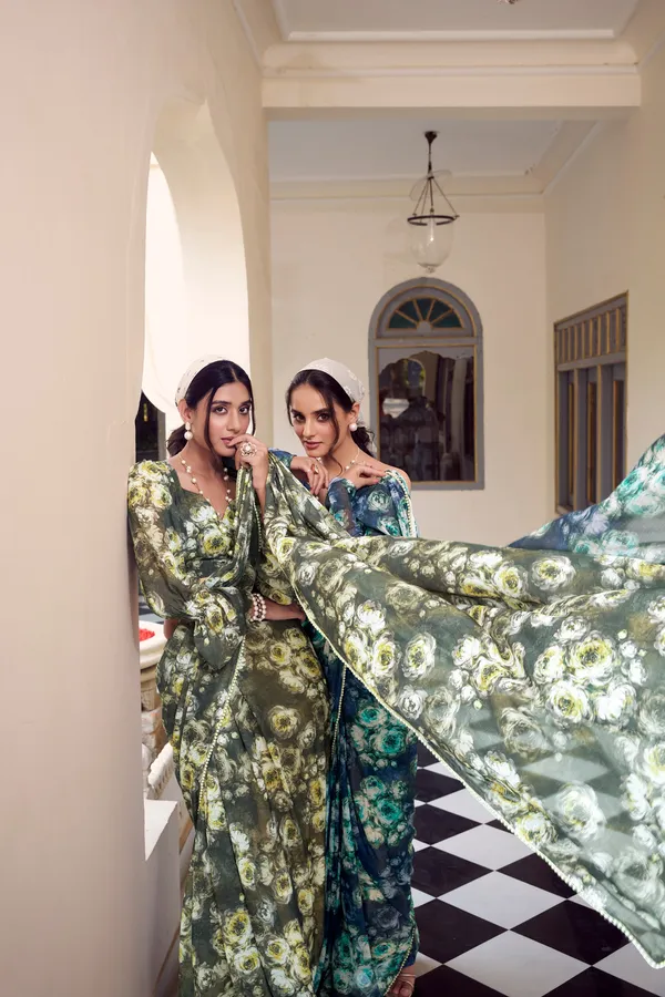 Digital_Print_Weightless_Marbel_Floral_Hot_Blue_Modern_Saree_wtih_Pearl_Lace_Border