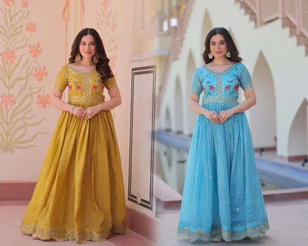 Gown_with_Premium_Designer_Look_having_Gold_Crush_with_Multi_Thread_Embroidery_Zari