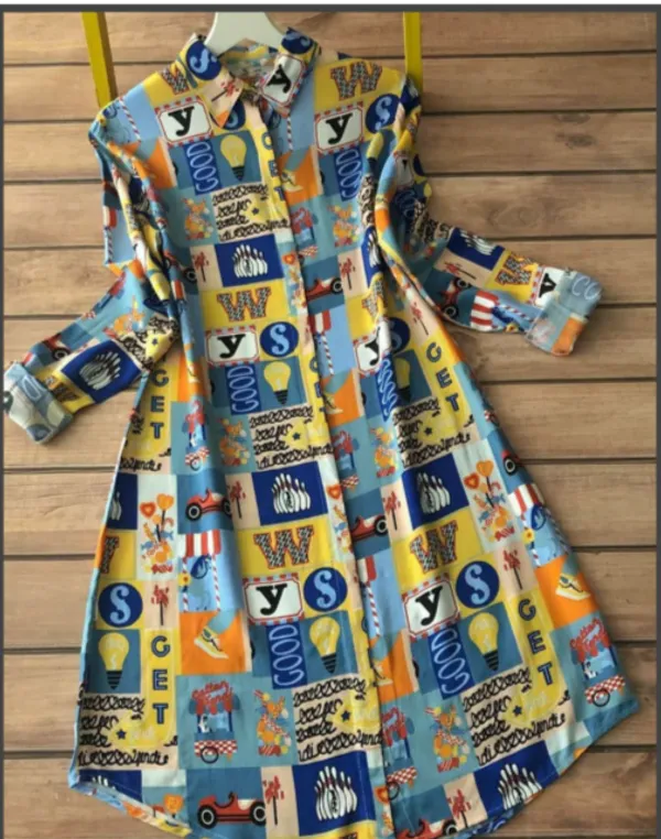 Blue_Rayon_Abstract_Digital_Print_Kurti_Plazzo_For_Women