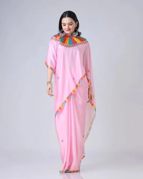 Pink_Soft_Chinon_Silk_Premium_Digital_Print_Unique_with_Free_Hand
