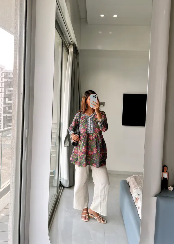 Pure_cotton_Designer_Short_Kurtis_for_Women