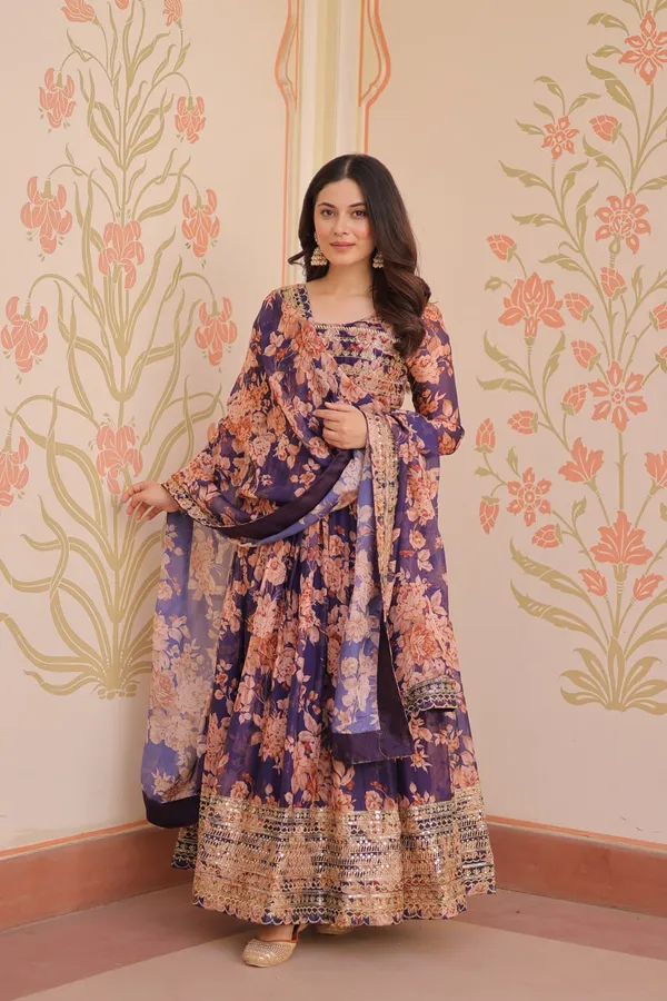 Russian_Silk_Rich_Digital_Print_Violet_Color_With_Embroidered_Sequins_Work_Premium_Gown