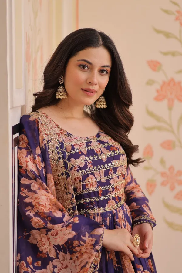 Russian_Silk_Rich_Digital_Print_Violet_Color_With_Embroidered_Sequins_Work_Premium_Gown