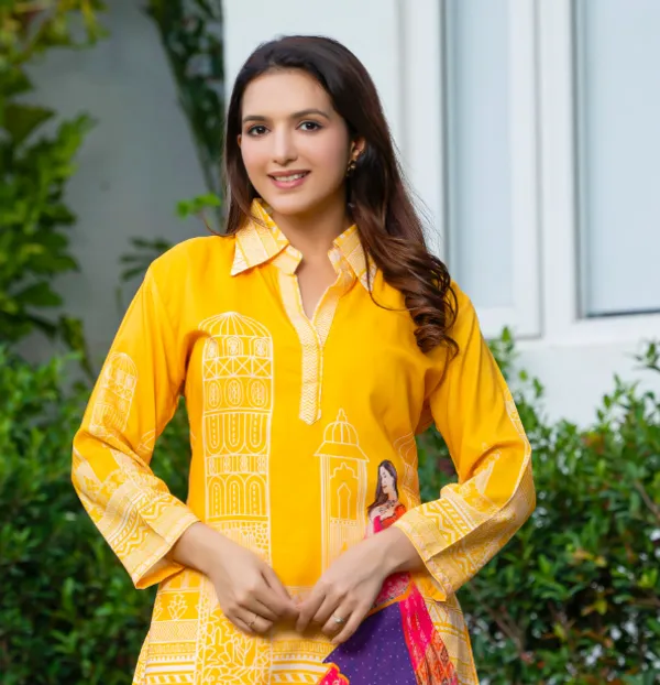 Yellow_Maslin_Silk_Ethnic_Lady_Digital_Printed_Co-Ord_Set_For_Women