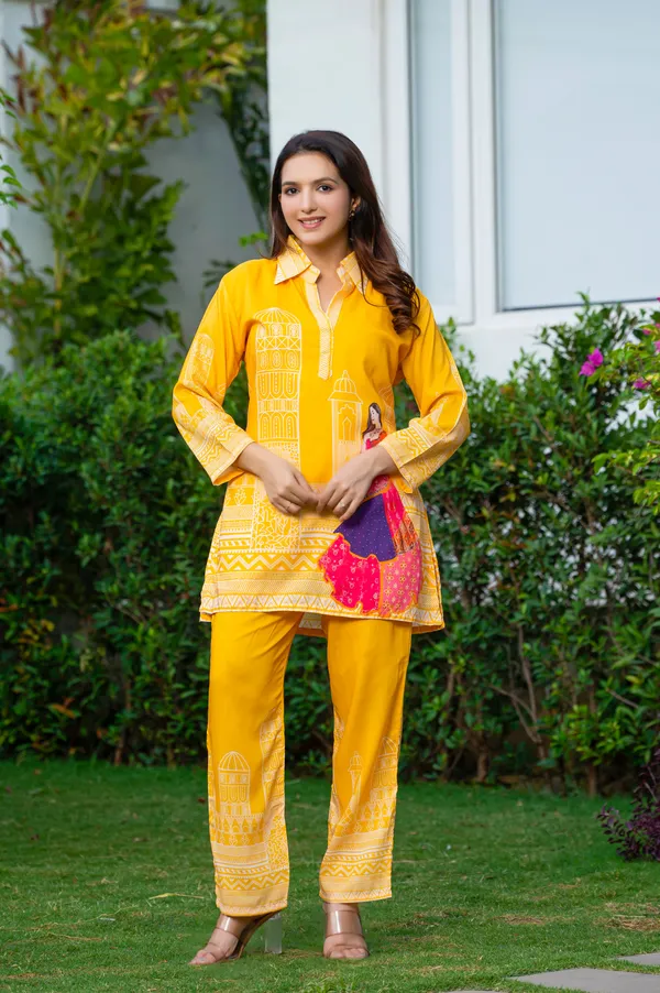 Yellow_Maslin_Silk_Ethnic_Lady_Digital_Printed_Co-Ord_Set_For_Women