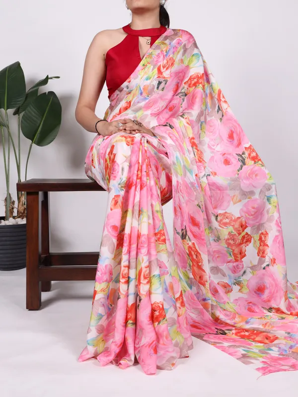 Red_Blooming_floral_design_Soft_Touch_Silk_Saree