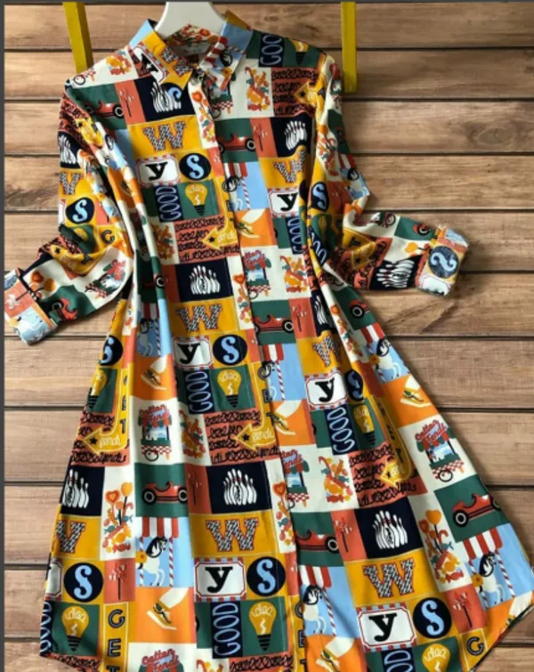 Orange_Rayon_Bulb_Digital_Print_Casual_Wear_Kurti_Plazzo_For_Women