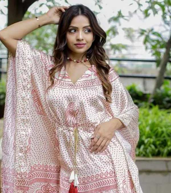 White_Satin_Diva_Digital_Printed_Kaftan_For_Women