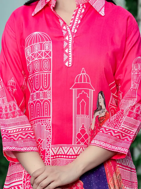 Pink_Maslin_Silk_Ethnic_Lady_Digital_Printed_Co-Ord_Set_For_Women