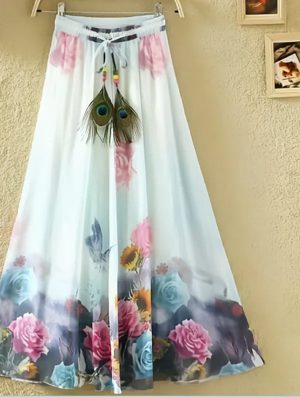 Multicolor_Silk_Digital_Print_Skirt_For_Women