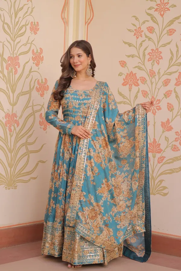 Russian_Silk_Rich__Digital_Print_Premium_Readymade_Gown_With_Embroidered_Sequins_Work