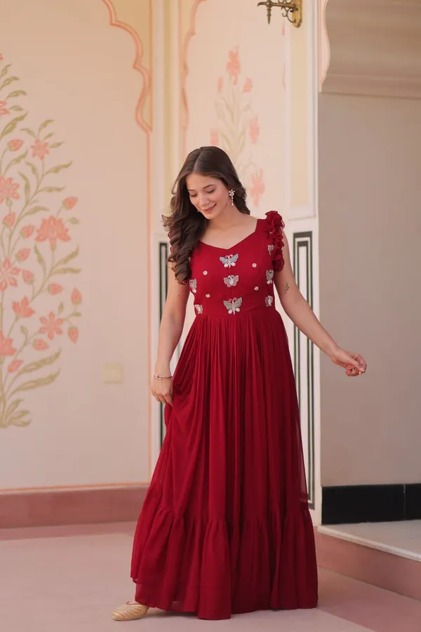 Premium_Readymade_Gown_Designer_Faux_Blooming_With_Sequins_Multithreaded_Beads_Embroidered_work
