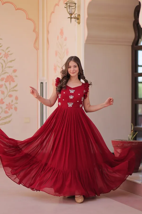 Premium_Readymade_Gown_Designer_Faux_Blooming_With_Sequins_Multithreaded_Beads_Embroidered_work