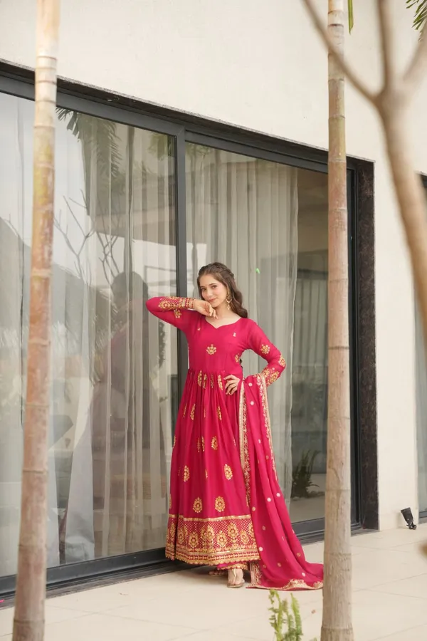 Premium_Readymade_Designer_Gown_with_Embroidered_work