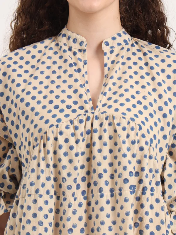 Blue_Polka_Dot_Bagru_Hand_Block_Printed_Midi_Dress