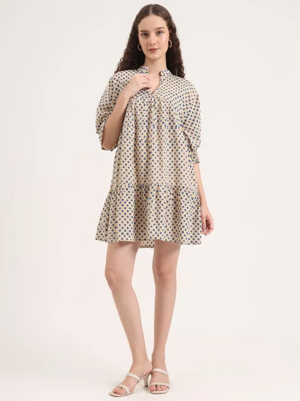Blue_Polka_Dot_Bagru_Hand_Block_Printed_Midi_Dress