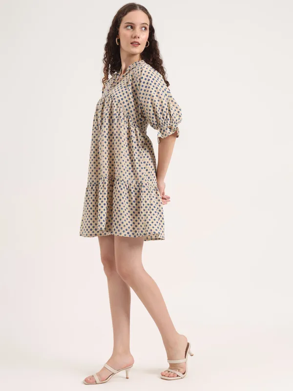 Blue_Polka_Dot_Bagru_Hand_Block_Printed_Midi_Dress