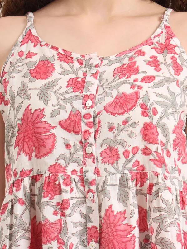 Off_White_Base_With_Pink_Floral_Sanganeri_Hand_Block_Printed