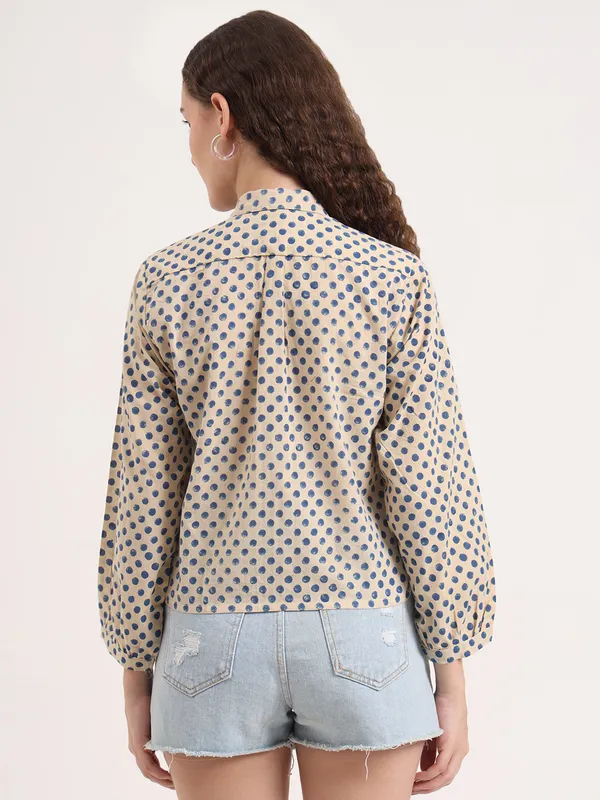 Blue_Polka_Dot_Bagru_Hand_Block_Printed_Crop_Top