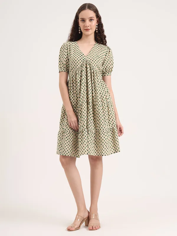 Green_Polka_Dot_Bagru_Hand_Block_Printed_Midi_Dress
