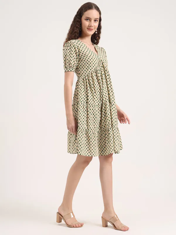 Green_Polka_Dot_Bagru_Hand_Block_Printed_Midi_Dress