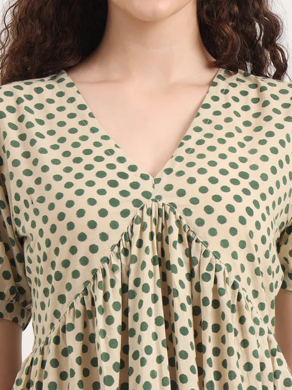Green_Polka_Dot_Bagru_Hand_Block_Printed_Midi_Dress