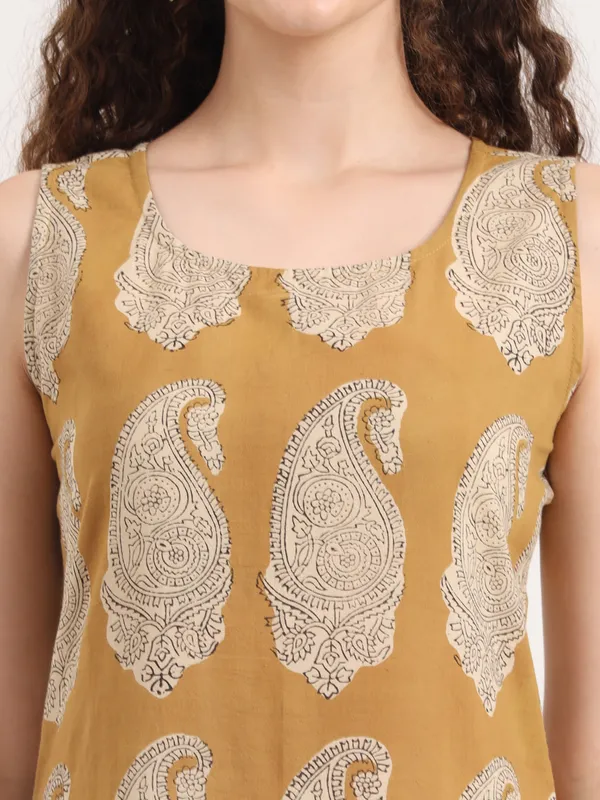 Light_Brown_Paisley_Pattern_Bagru_Hand_Block_Printed_Long_Dress