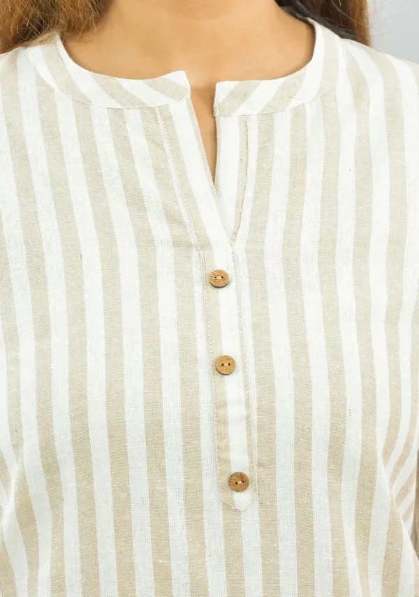 White_Cotton_Checks_Premium_&_Elegant_Top_&_Bottom_For_Women