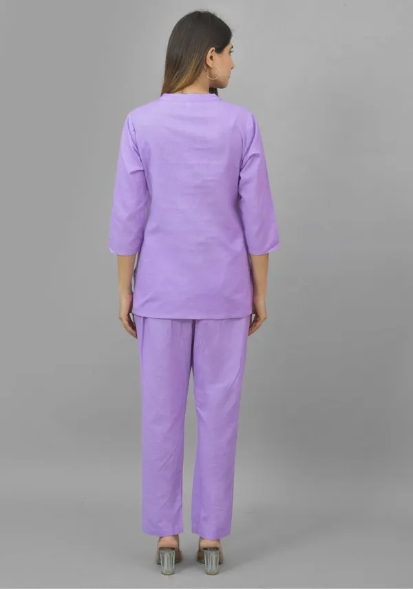 Purple_Cotton_Flax_Premium_&_Elegant_Top_&_Bottom_For_Women