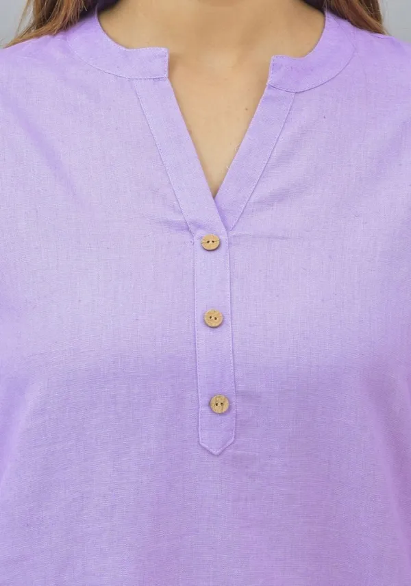 Purple_Cotton_Flax_Premium_&_Elegant_Top_&_Bottom_For_Women