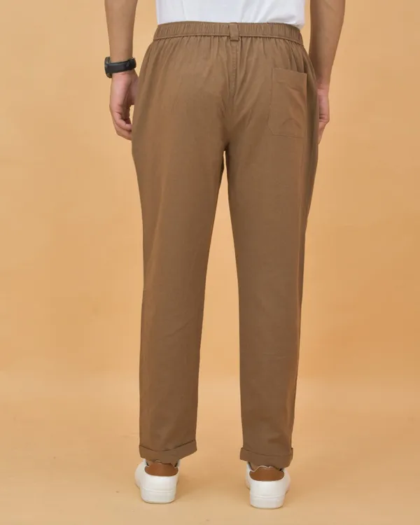 Brown_Cotton_Premium_&_Elegant_Regular_Fit_Trouser_For_Men