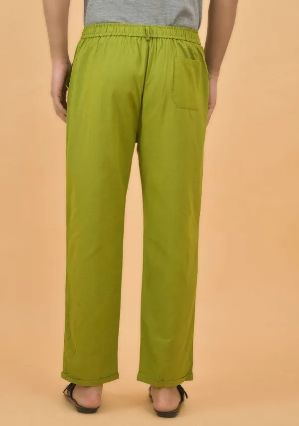 Moss_Green_Cotton_Premium_&_Elegant_Regular_Fit_Trouser_For_Men