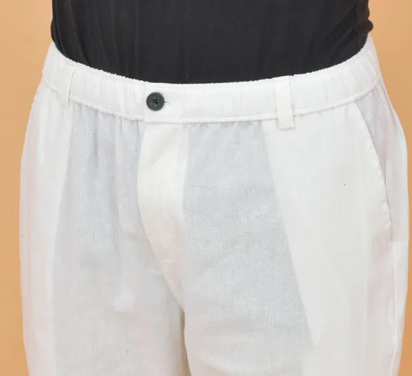 White_Cotton_Premium_&_Elegant_Regular_Fit_Trouser_For_Men