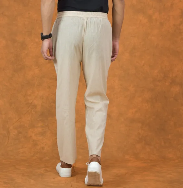 Cream_Solid_Cotton_Solid_Premium_&_Elegant_Handloom_Pant_For_Men
