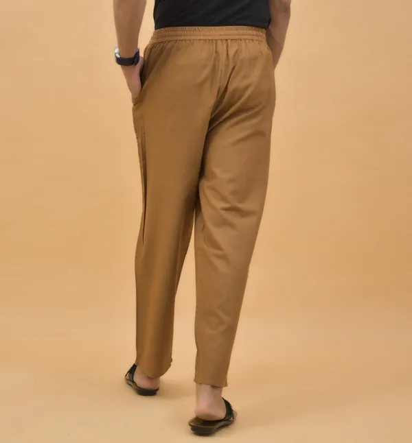 Brown_Cotton_Solid_Premium_&_Elegant_Handloom_Pant_For_Men