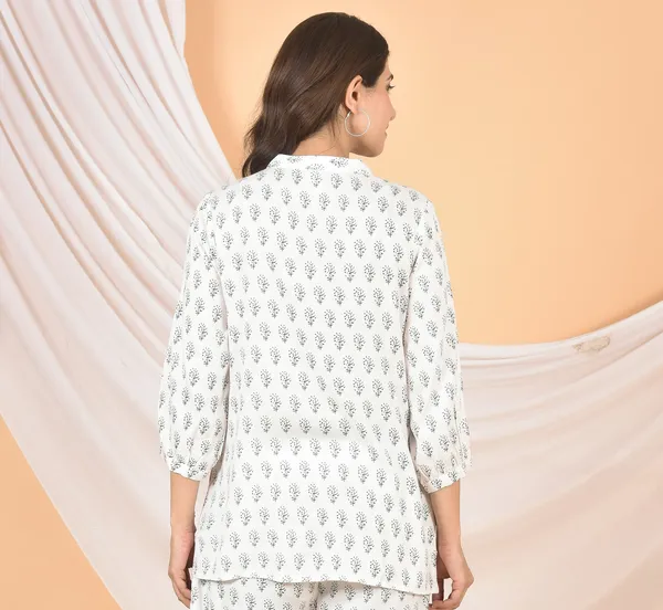 White_Haunted_Printed_Solid_Regular_Fit_Top_For_Women