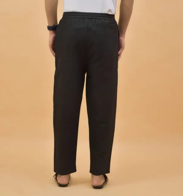Black_Cotton_Solid_Premium_&_Elegant_Handloom_Pant_For_Men