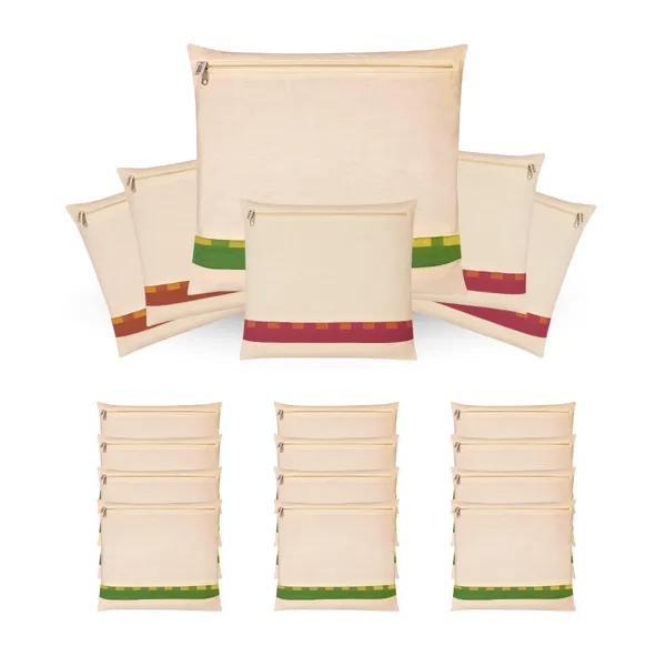 Pack_of_18_Off-white_Cotton_Saree_Covers_with_Zipper_&_Net_Window_|_Premium_Durable_Saree_Covers_For_Home_&_Travel