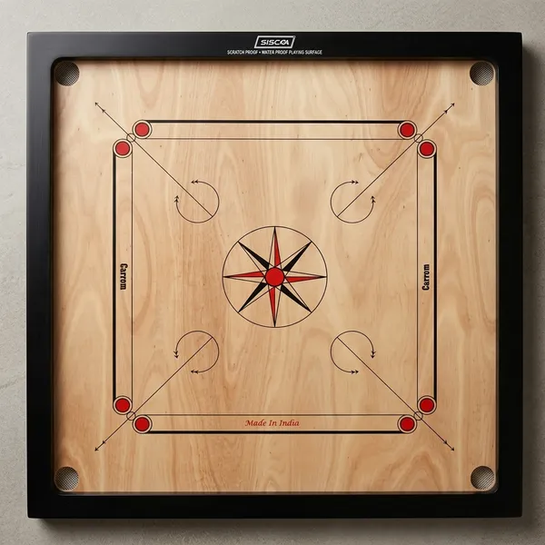 Siscaa_Pluto_Super_Speed_Carrom_Board_Includes_Coin,Striker_And_Powder_-_33_Inch