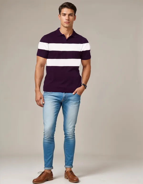 Wine_Pure_Cotton_Regular_Fit_T-Shirt_For_Men