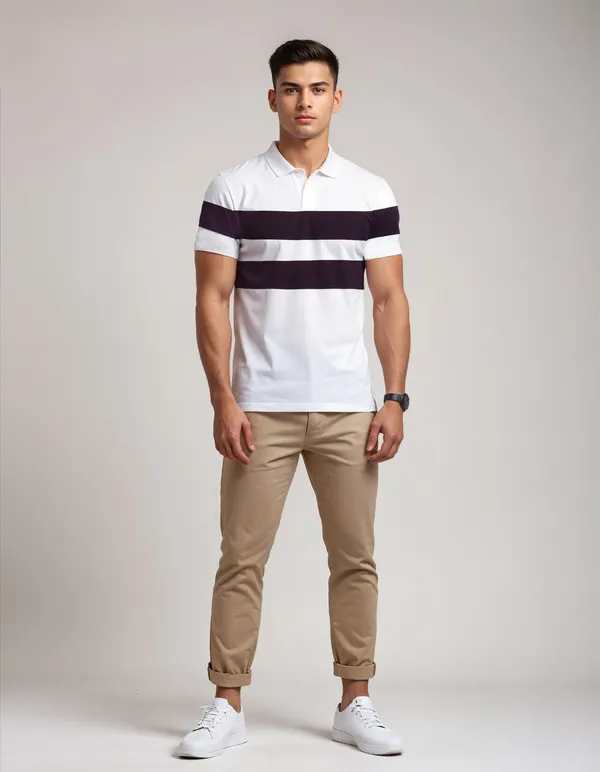 White_Pure_Cotton_Regular_Fit_T-Shirt_For_Men