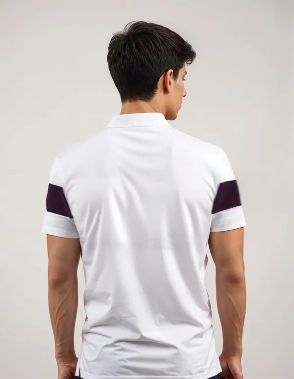 White_Pure_Cotton_Regular_Fit_T-Shirt_For_Men