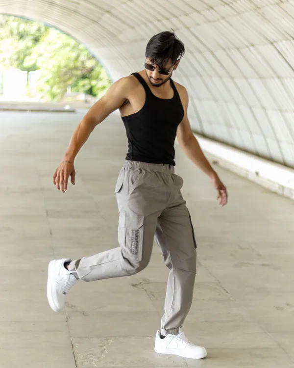 Light_Grey_Cotton_Casual_Cargo_Pants_|_For_Men