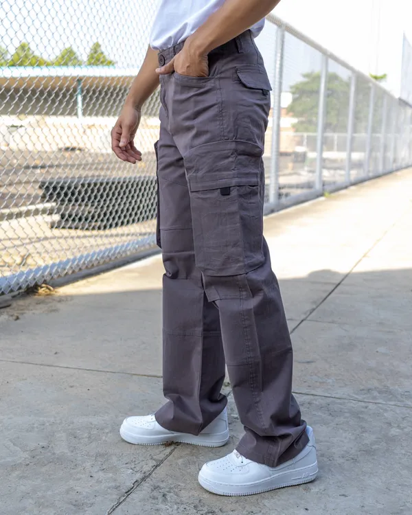 Dark_Grey_Cotton_Casual_Cargo_Pants_|_For_Men
