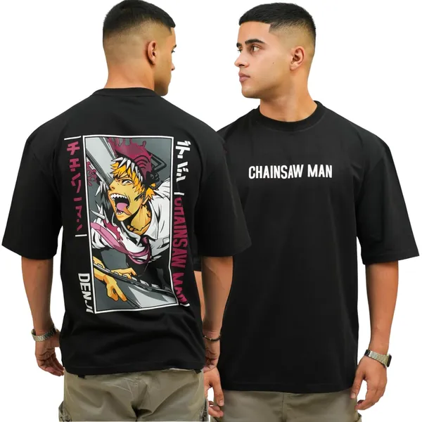 Black_100%_Cotton_Lycra_Oversized_Fit_T-Shirt_For_Men