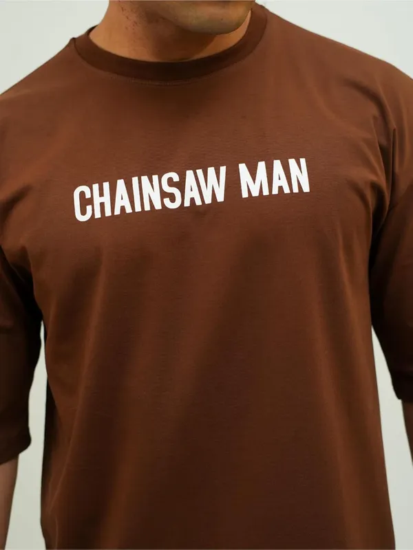 Coffee_100%_Cotton_Lycra_Oversized_Fit_T-Shirt_For_Men